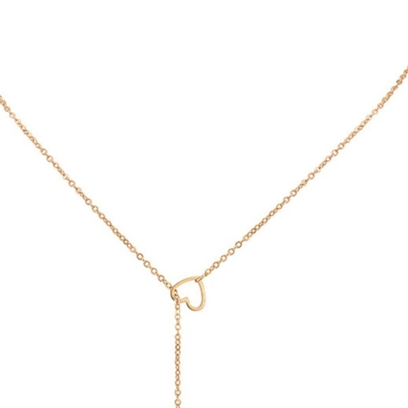 DANGLE HEART NECKLACE - Picture 2 of 3